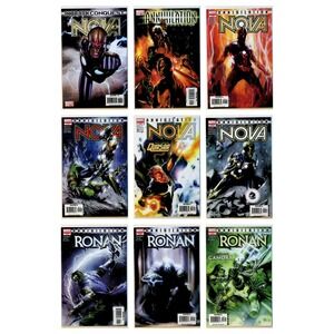 Marvel Annihilation Nova‎ Ronan Quasar Comic Books Lot Complete Set